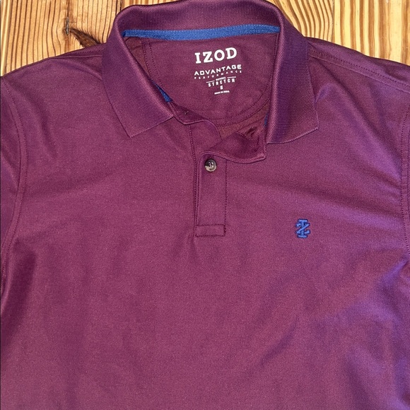 Izod Maroon Polo Shirt - Picture 4 of 6